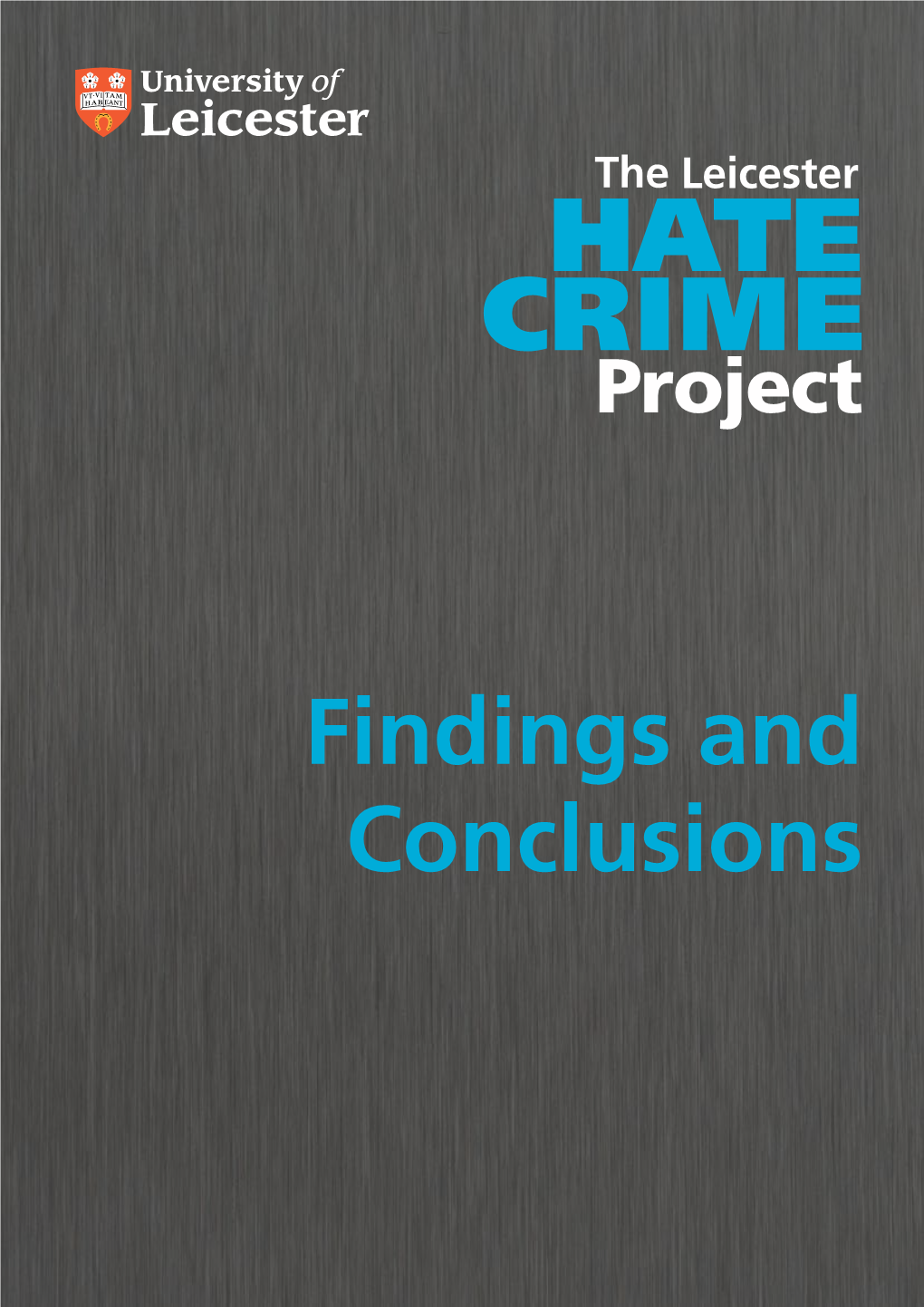 Findings and Conclusions 2 Findings and Conclusions This Research Was Funded by the Economic and Social Research Council (ESRC) Table of Contents