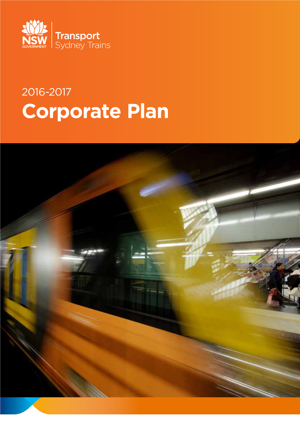 Sydney Trains Corporate Plan 2016-2017