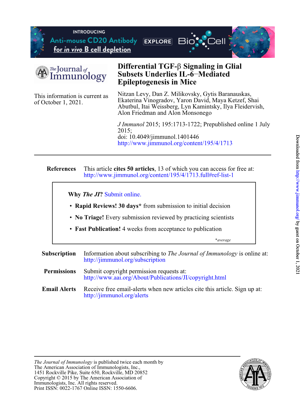 Subsets Underlies IL-6 Signaling in Glial Β Differential