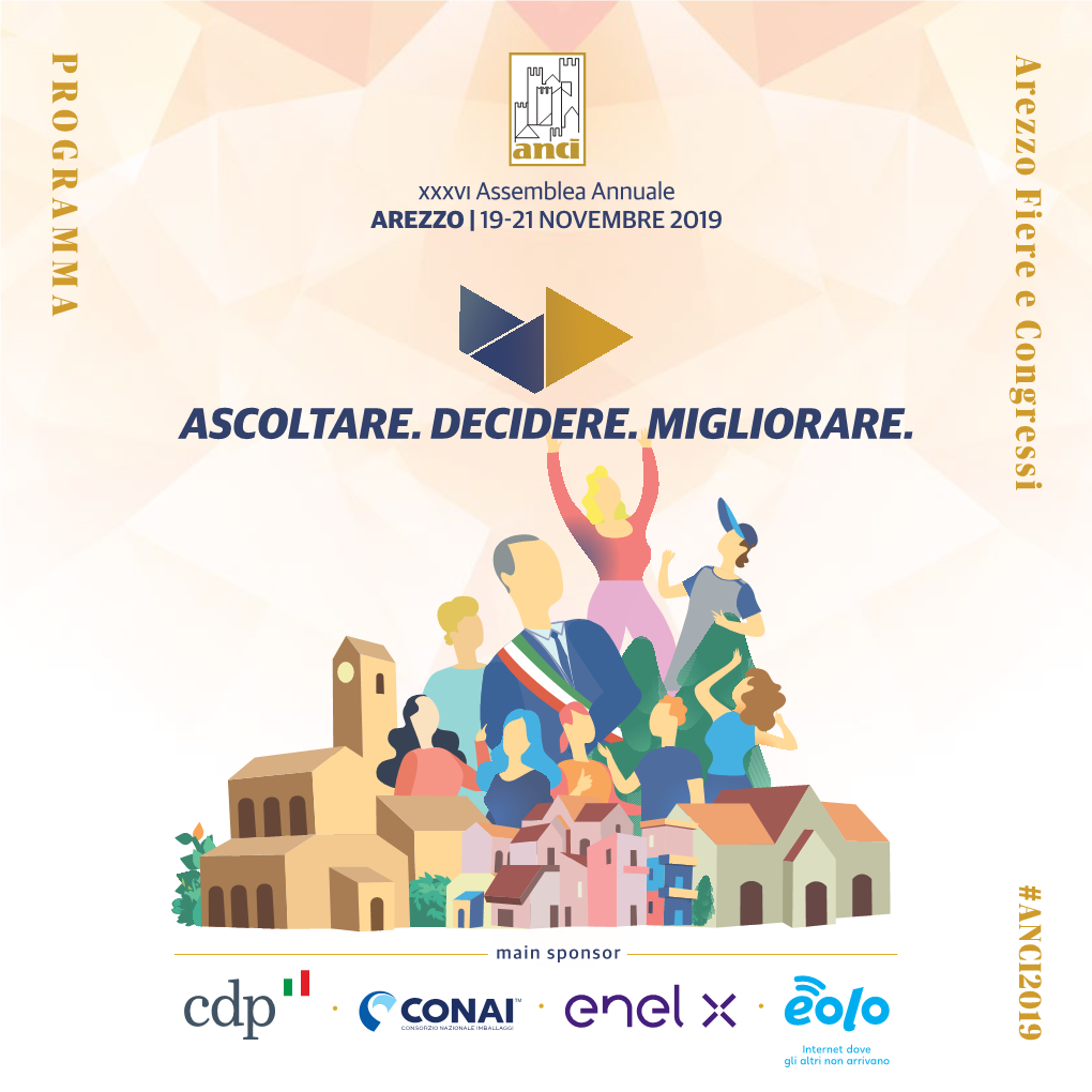 Programma Della XXXVI Assemblea Annuale Anci 2019