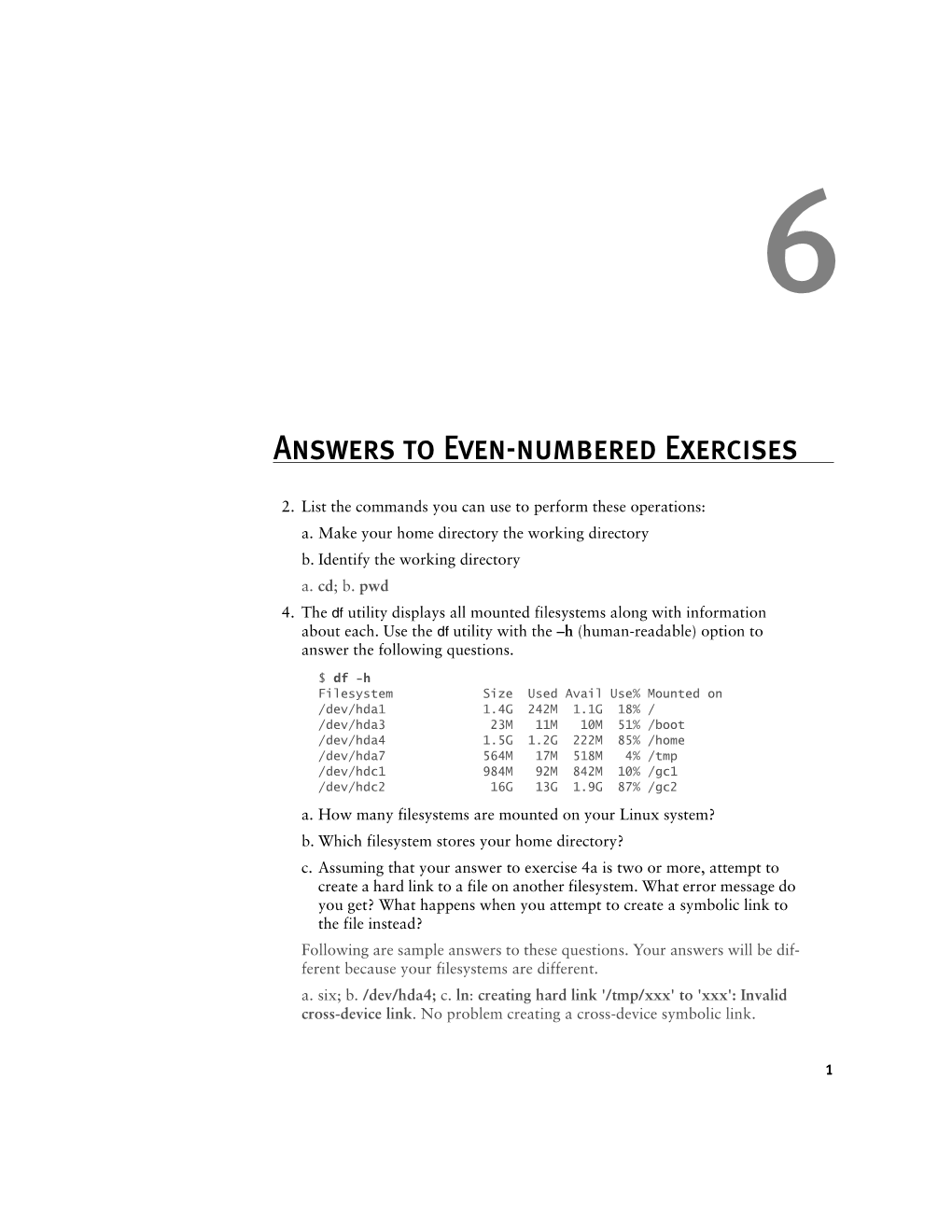 ANSWERS ΤΟ EVEN-Numbered EXERCISES