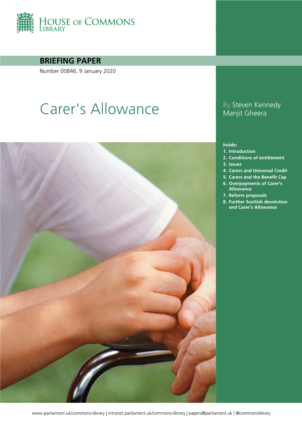 Carer's Allowance Manjit Gheera