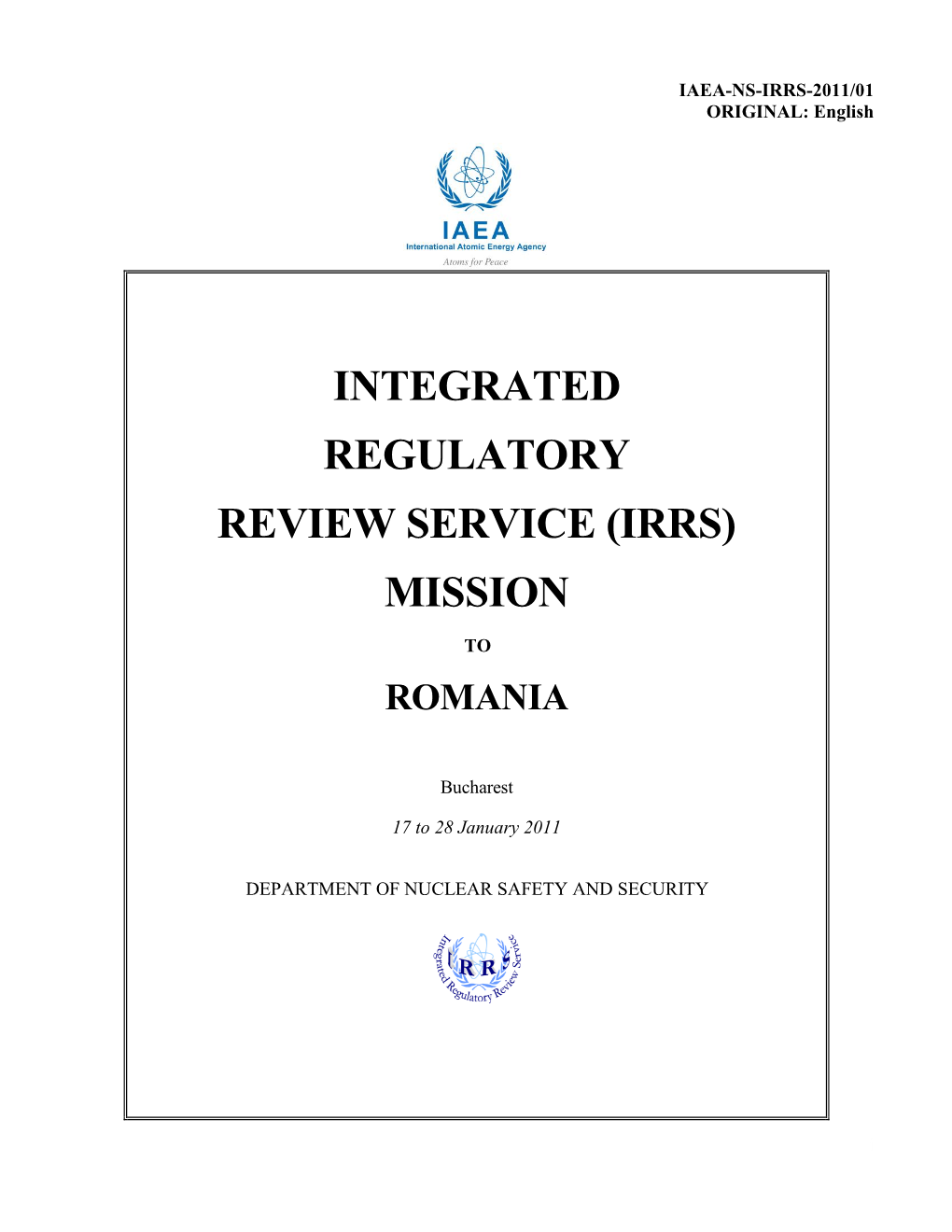 (Irrs) Mission