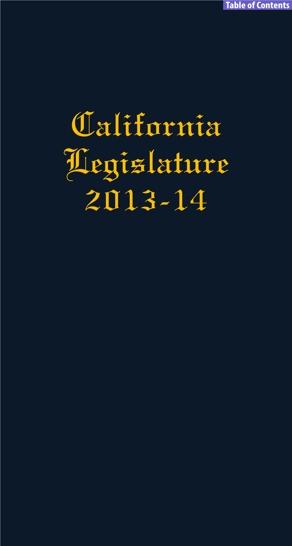 2013–14 California Legislature