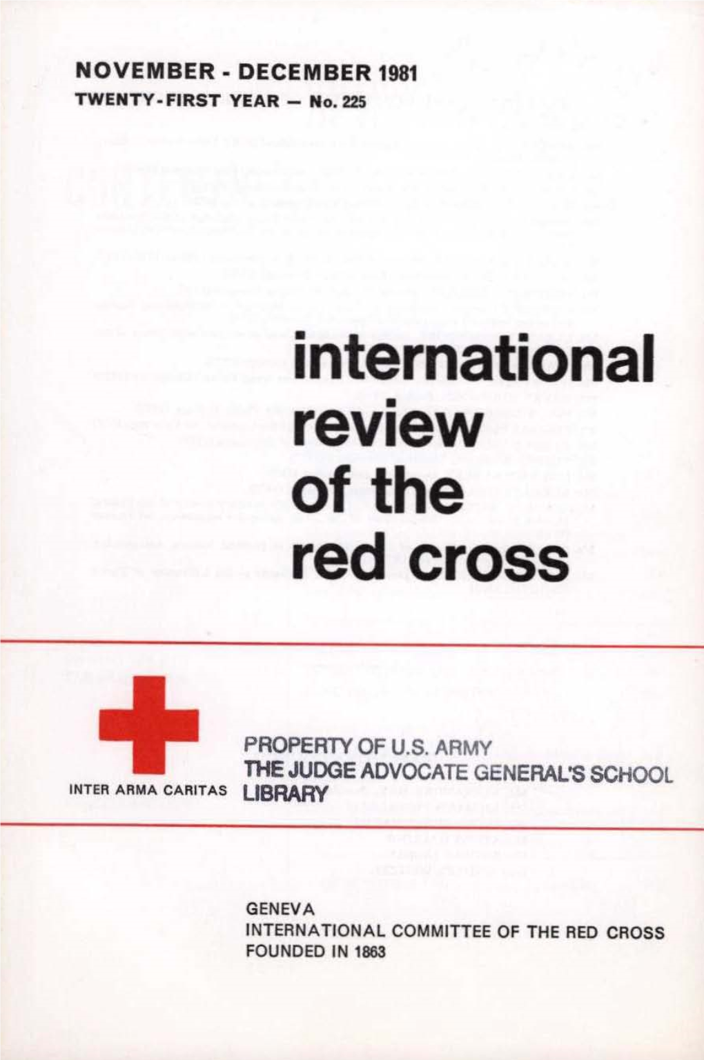 International Review of the Red Cross