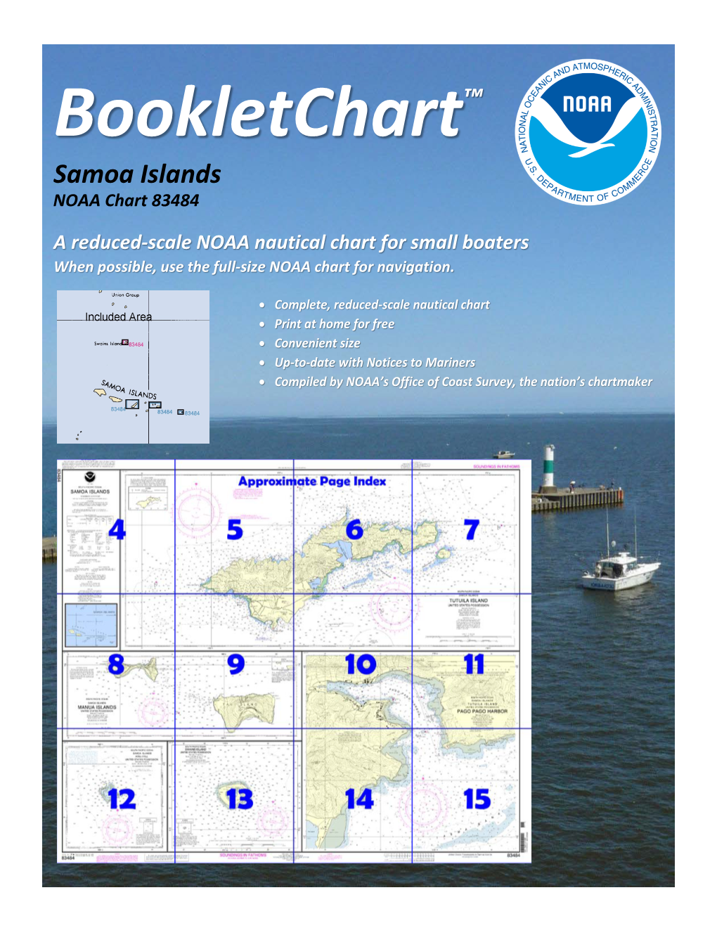 Bookletchart™ Samoa Islands NOAA Chart 83484 A