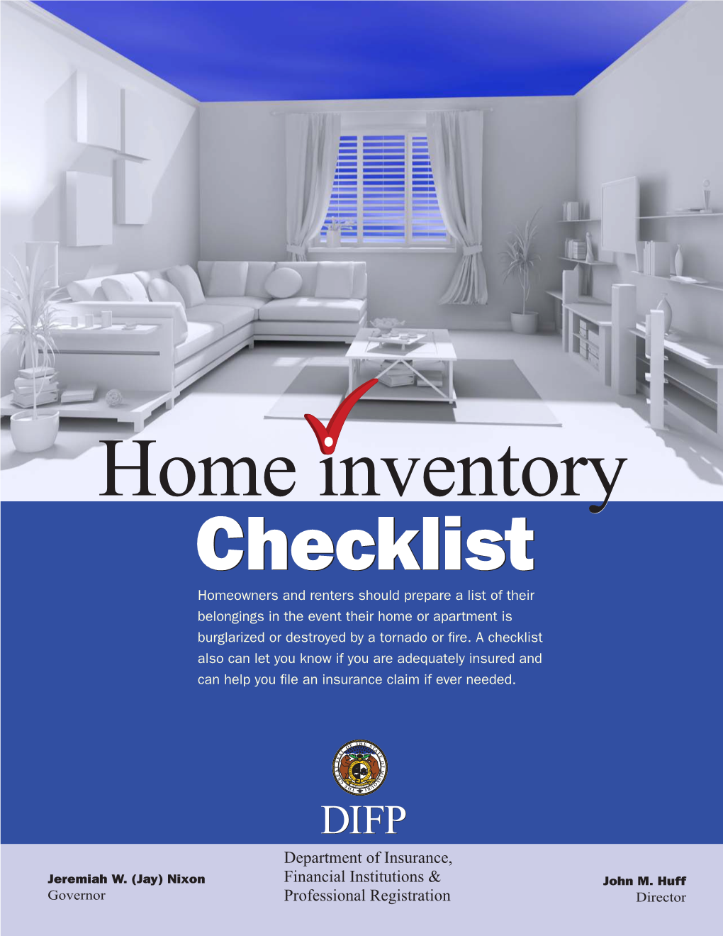 Missouri Home Inventory Checklist