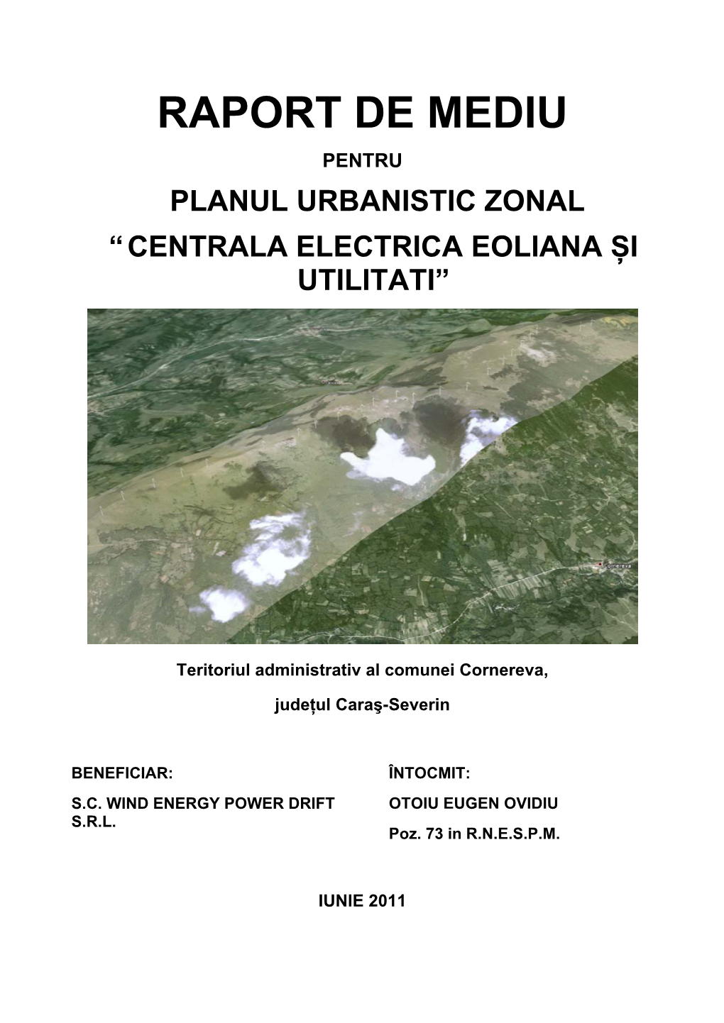 Raport De Mediu Pentru Planul Urbanistic Zonal