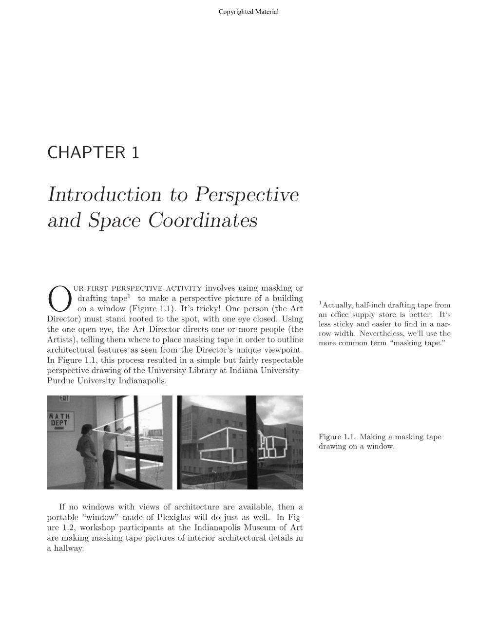 Introduction to Perspective and Space Coordinates