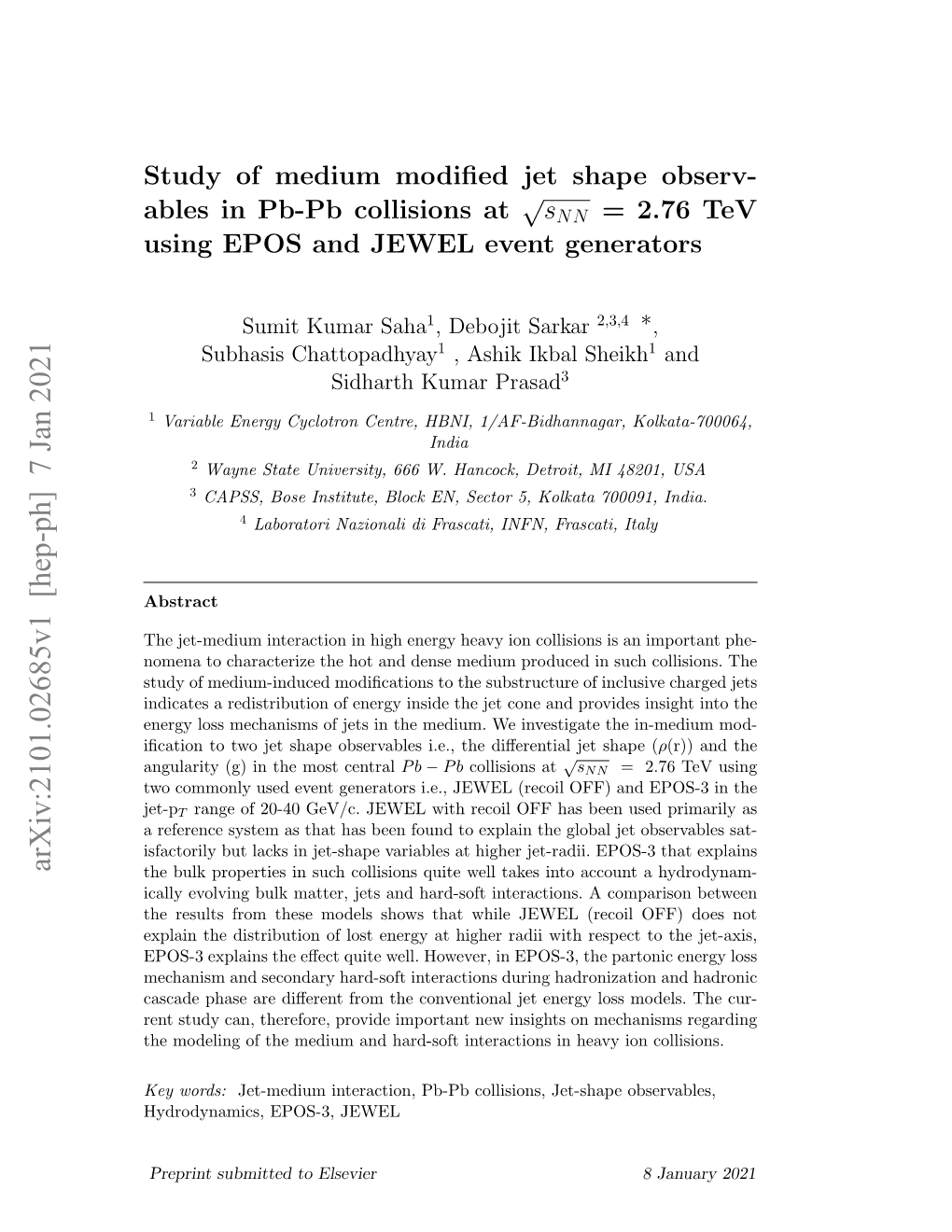 Study of Medium Modified Jet Shape Observ