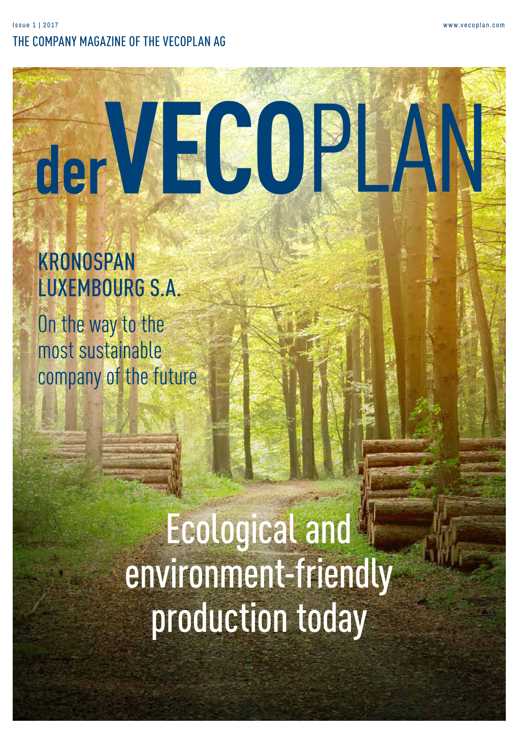 Ecological and Environment-Friendly Production Today Thema