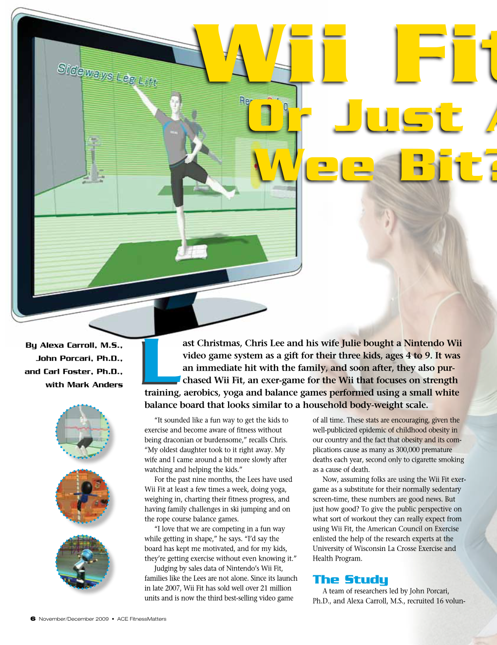 Wii Fit– Or Just a Wee Bit?