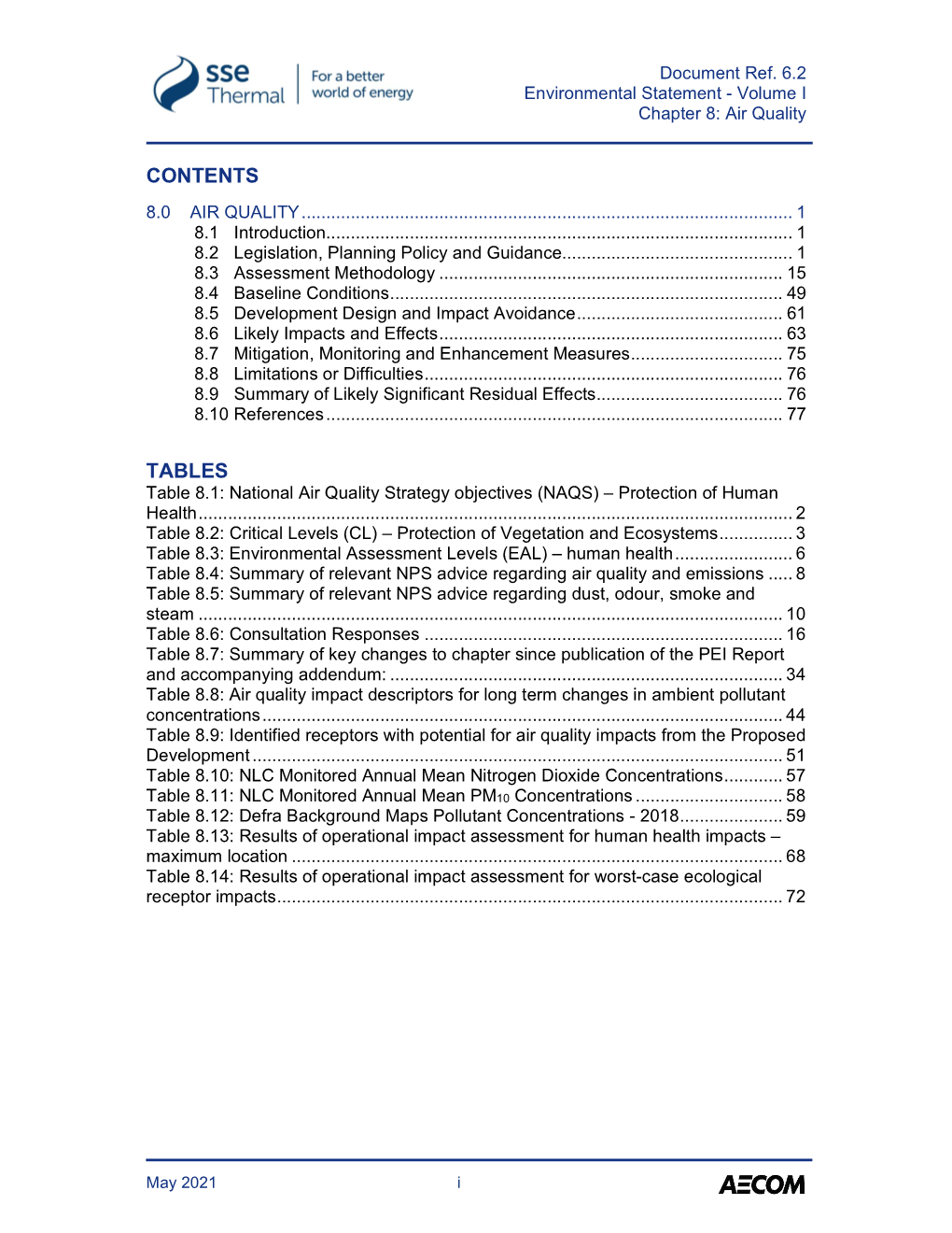 6.2.8 ES Chapter 8 Air Quality