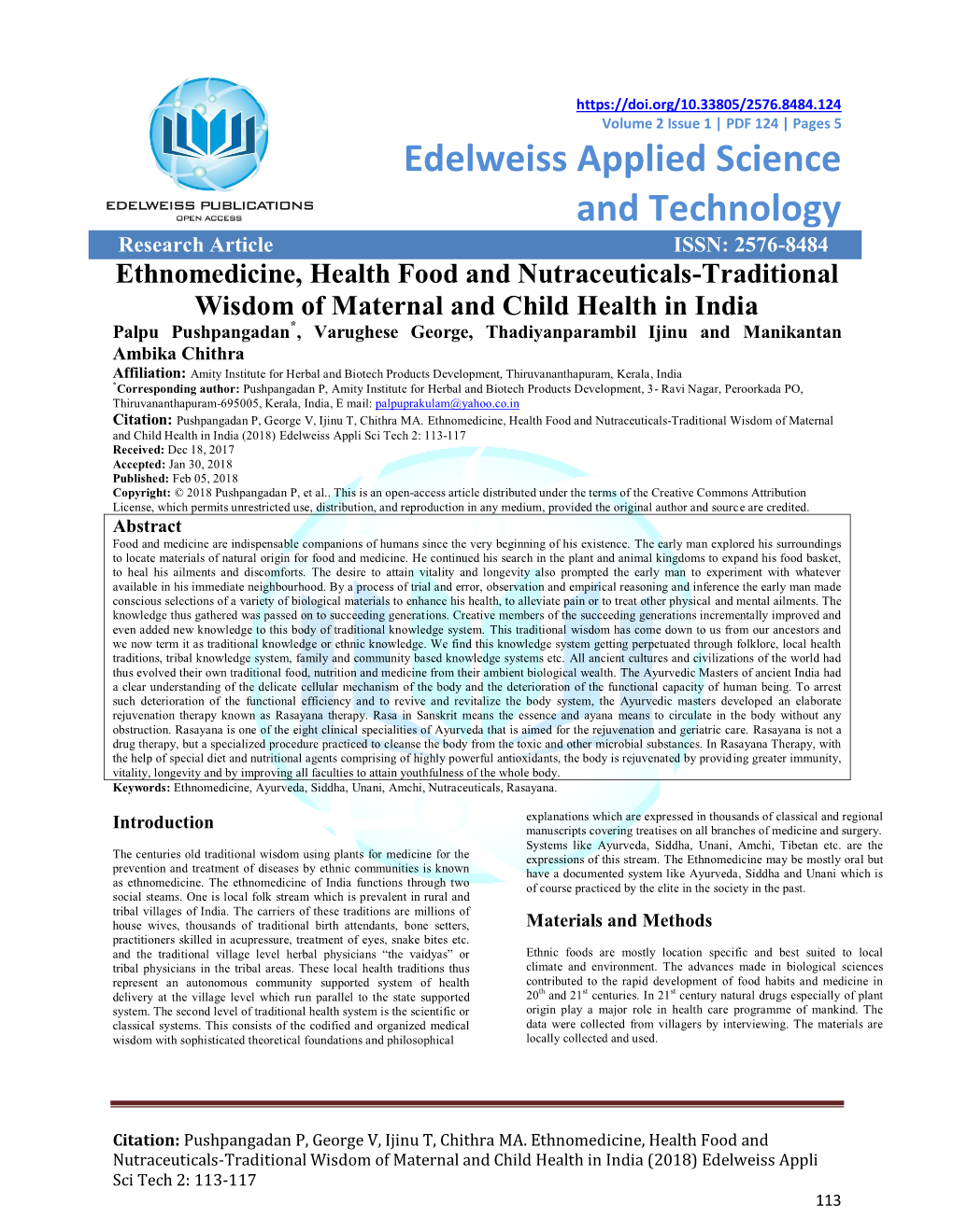 Ethnomedicine, Health Food and Nutraceuticals-Traditional Wisdom of Maternal and Child Health in India