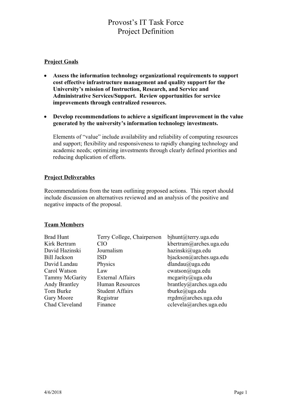 Project CPDEP Road Map