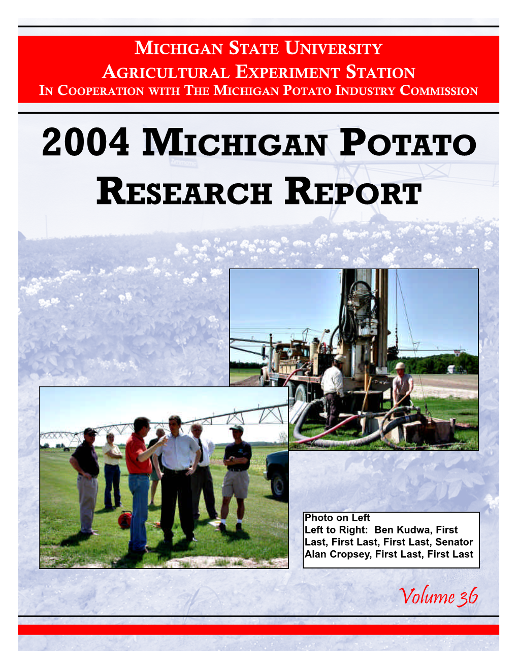 2004 Michigan Potato Research Report