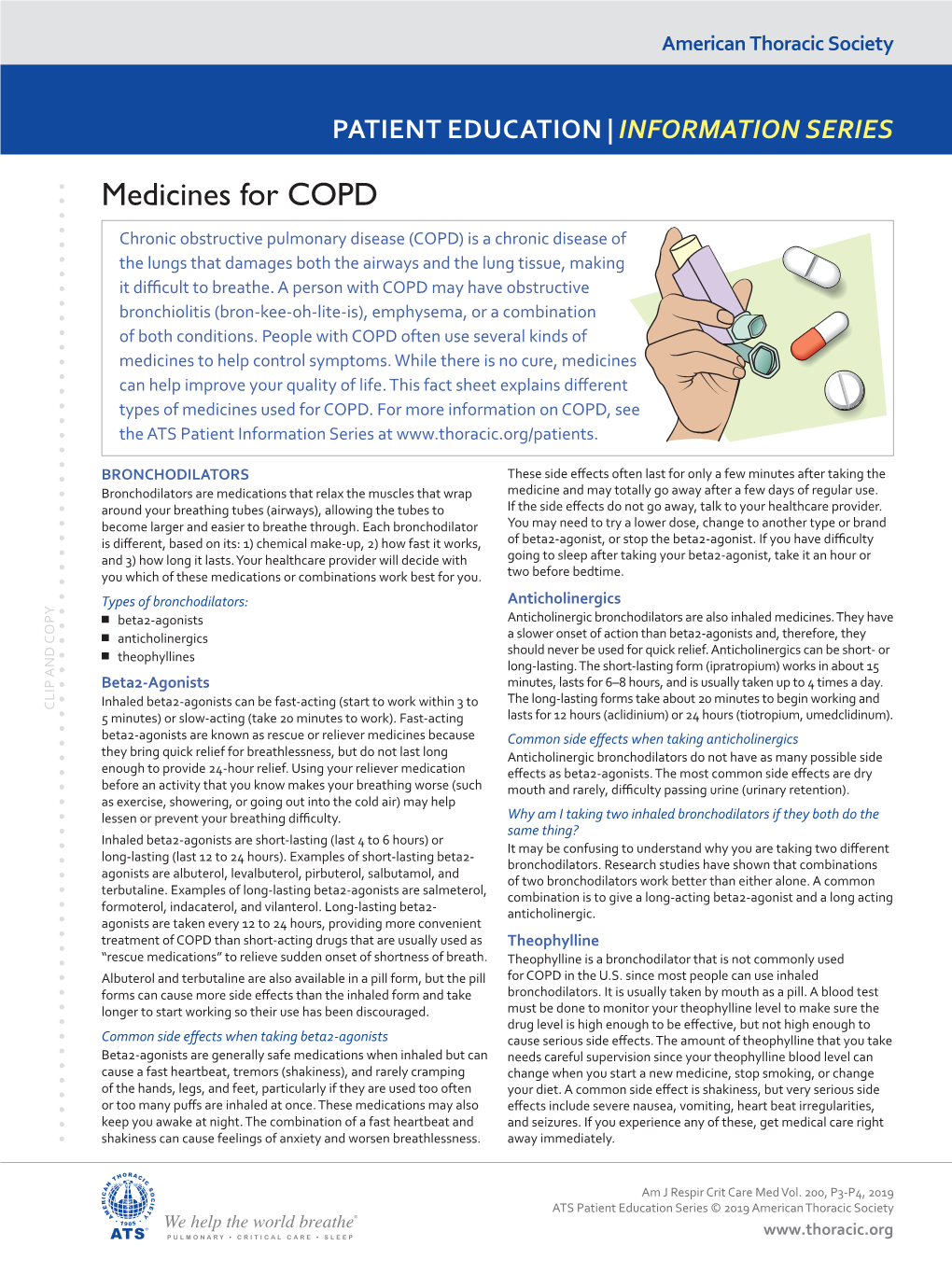 Medicines for COPD