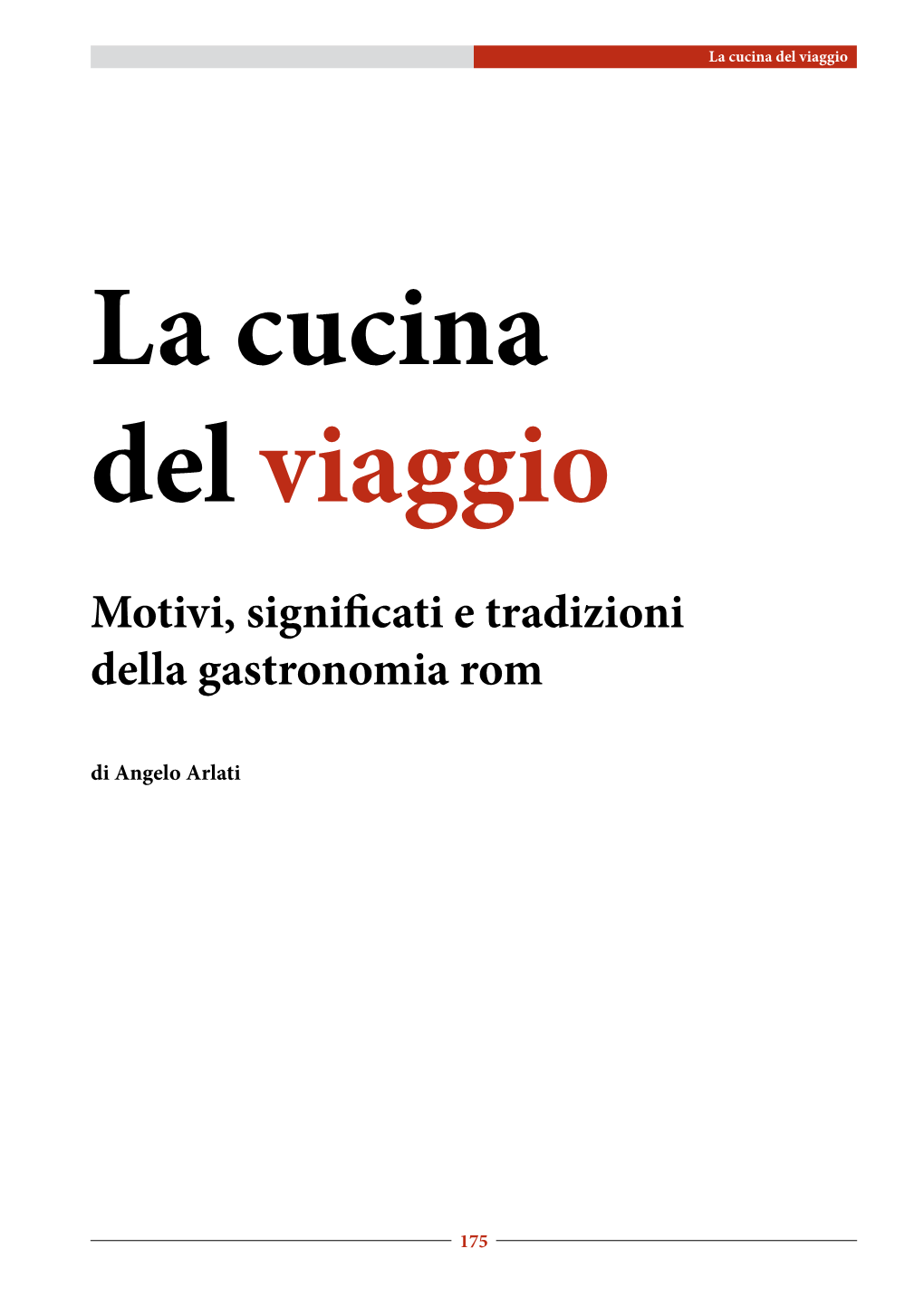 La Cucina Del Viaggio