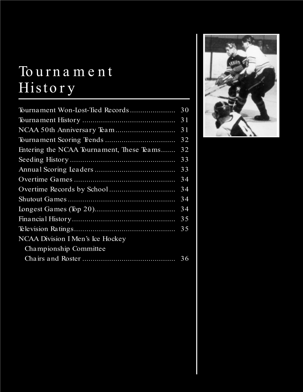 Men's Tournament History