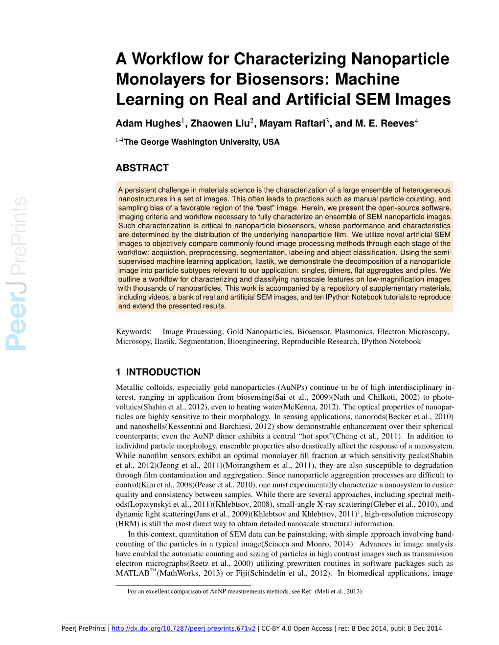 Machine Learning on Real and Artificial SEM Images