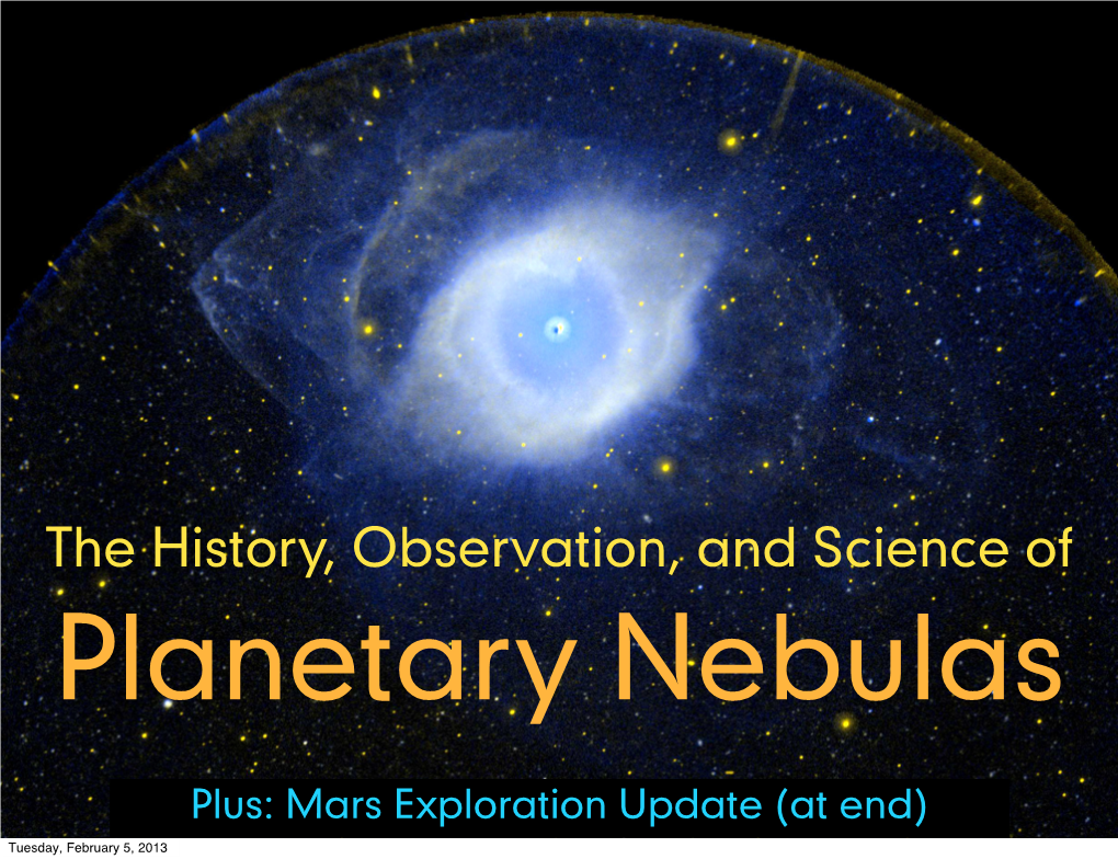 Planetary Nebulas