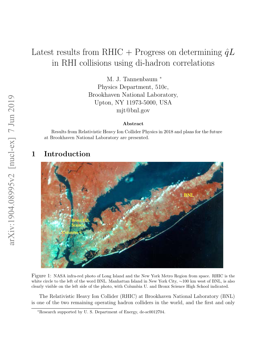 Latest Results from RHIC + Progress on Determining ˆql in RHI Collisions