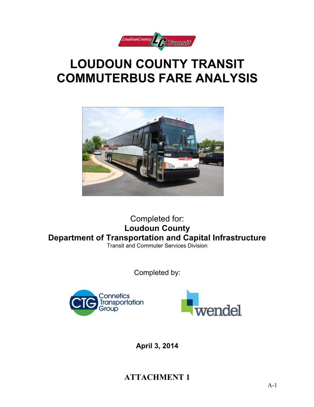 Loudoun County Transit Commuterbus Fare Analysis