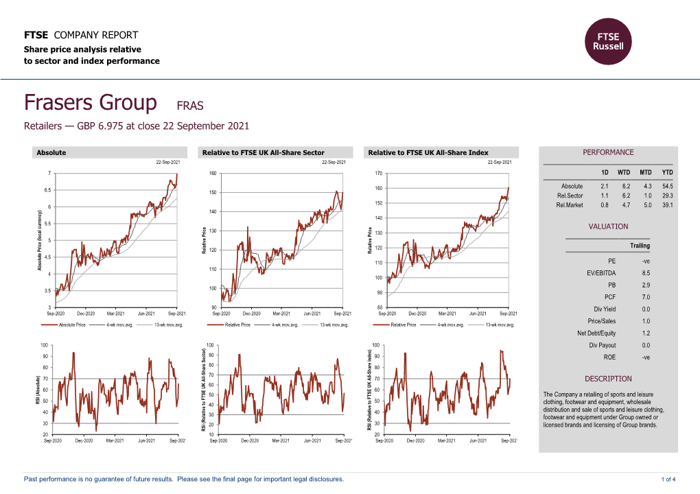 FTSE Factsheet