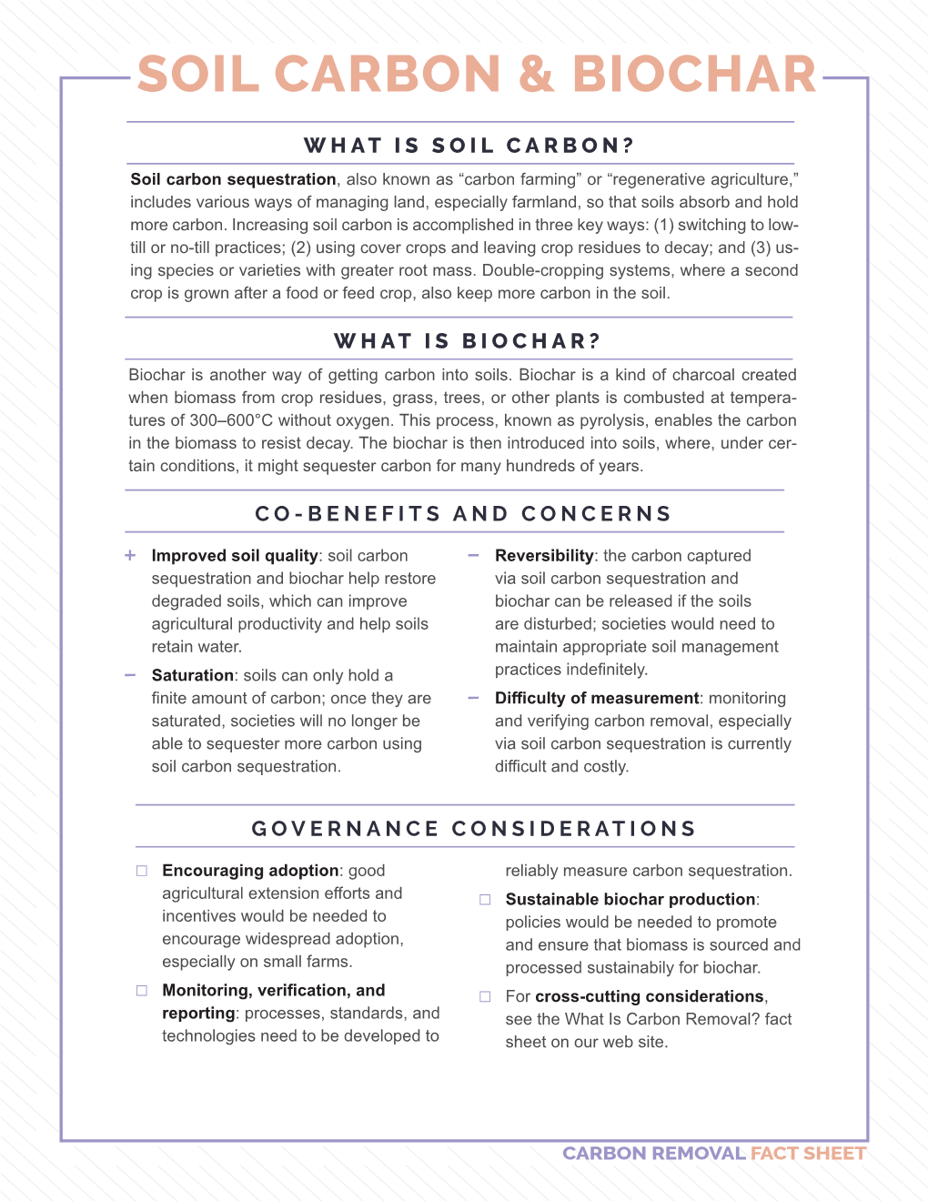 Soil Carbon & Biochar