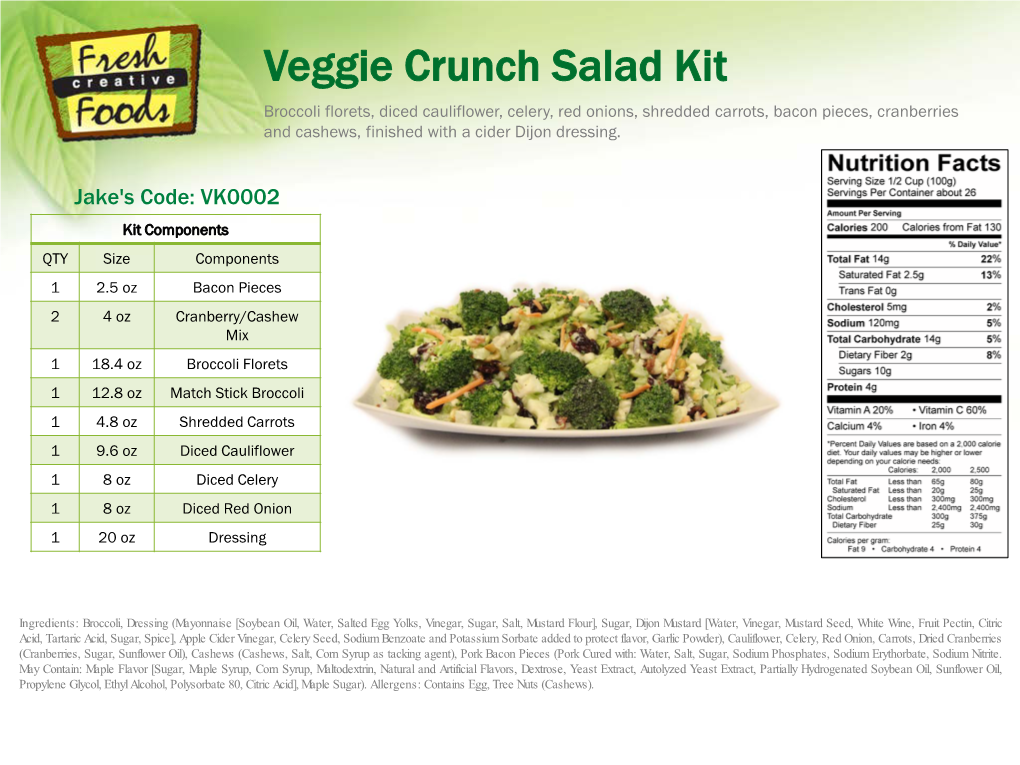 Veggie Crunch Salad