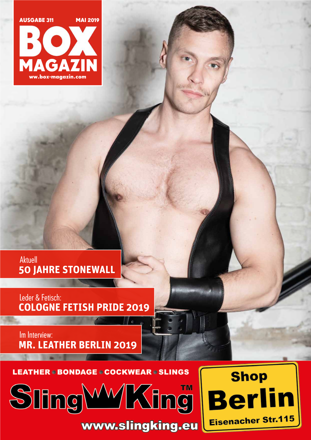 50 Jahre Stonewall Cologne Fetish Pride 2019 Mr. Leather Berlin 2019