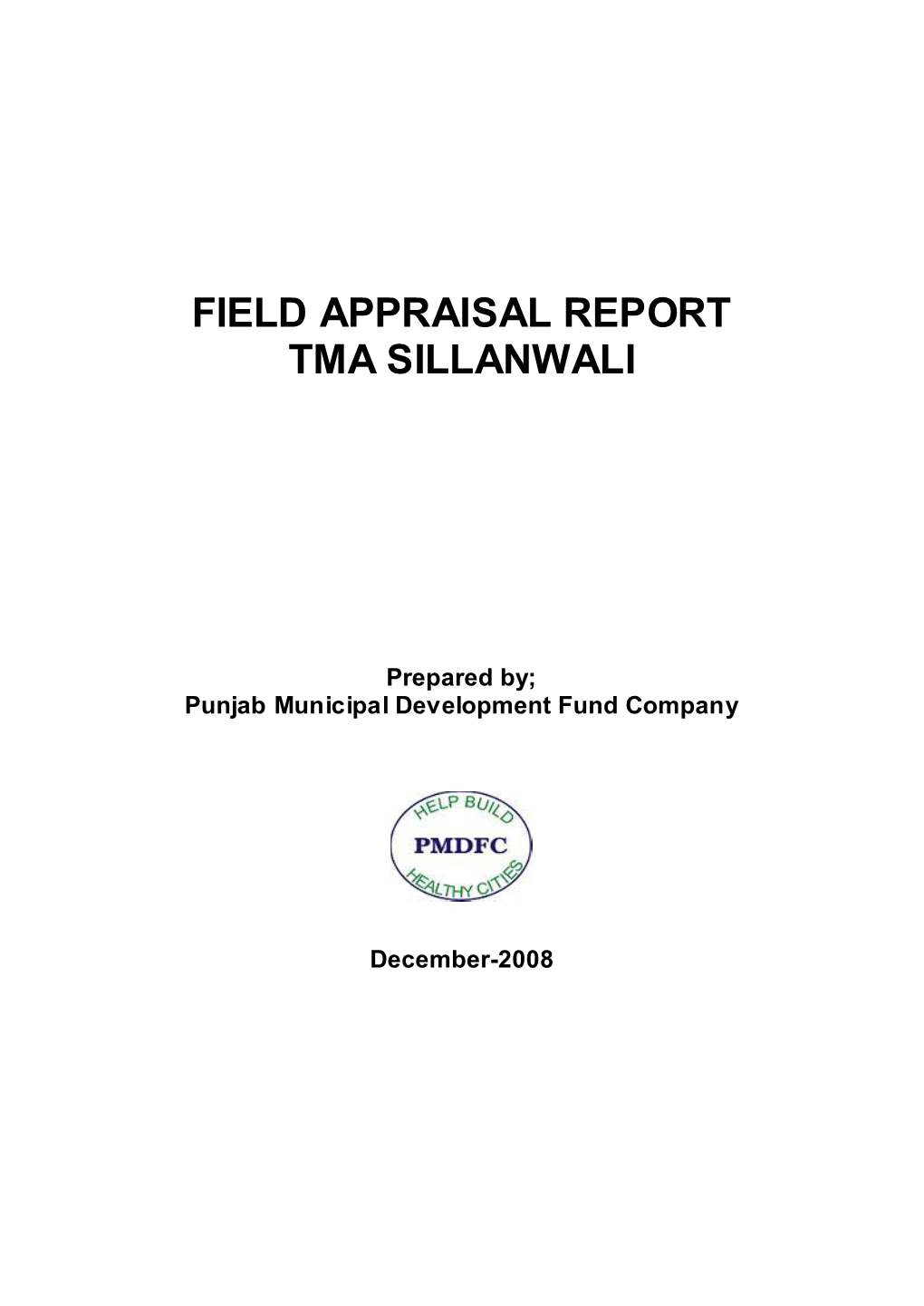 Field Appraisal Report Tma Sillanwali