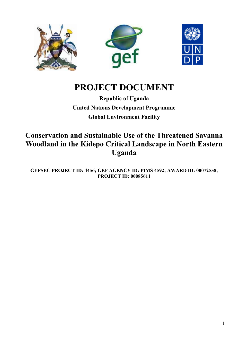 Southern Tanzania Pas Proposal To