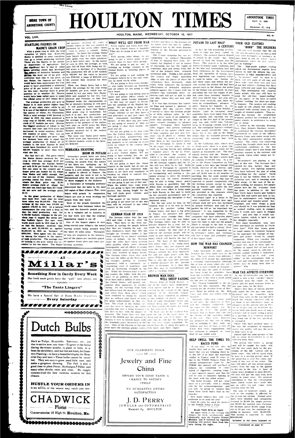 Houlton Times, October 10, 1917