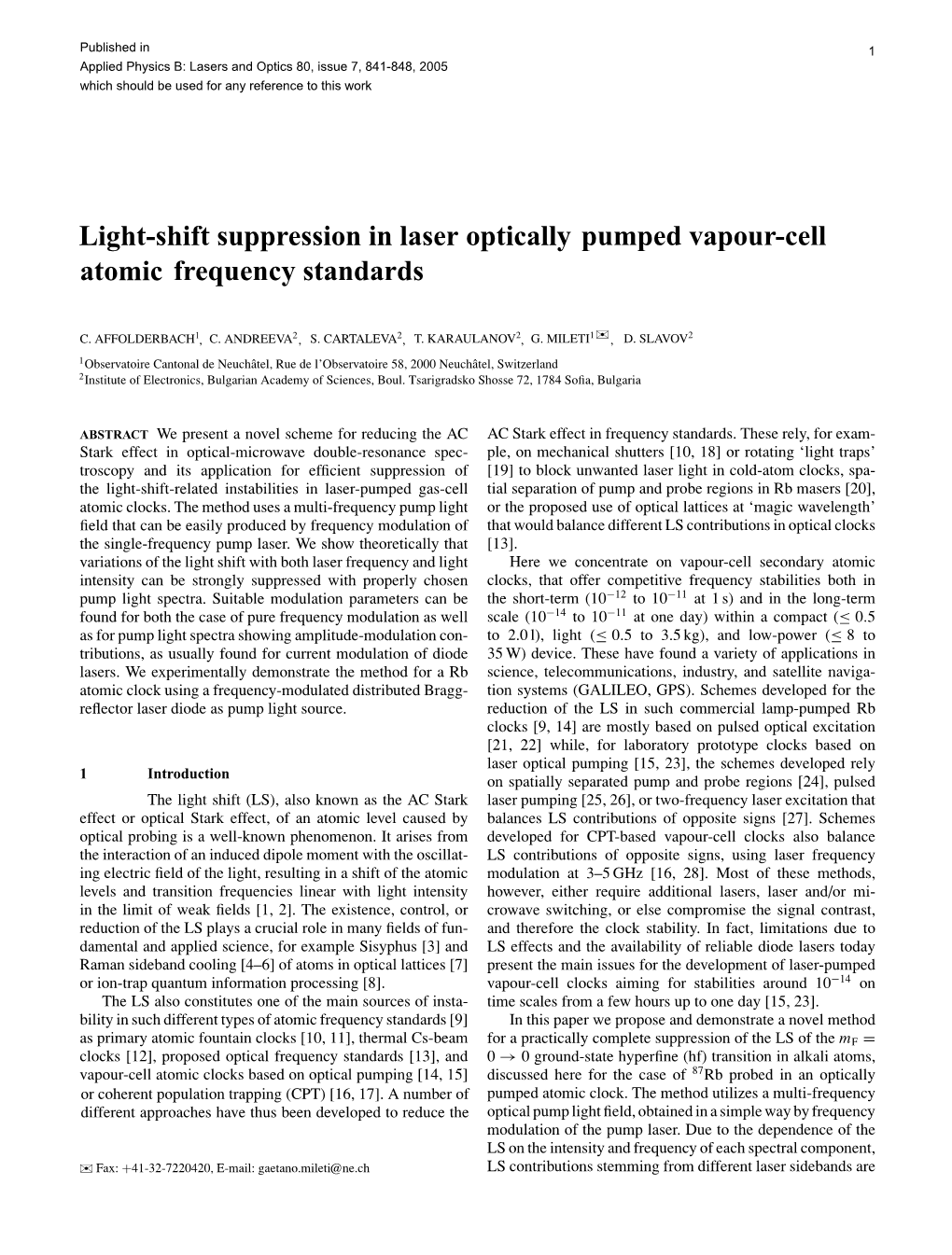 Light-Shift Suppression in Laser Optically Pumped Vapour-Cell Atomic Frequency Standards