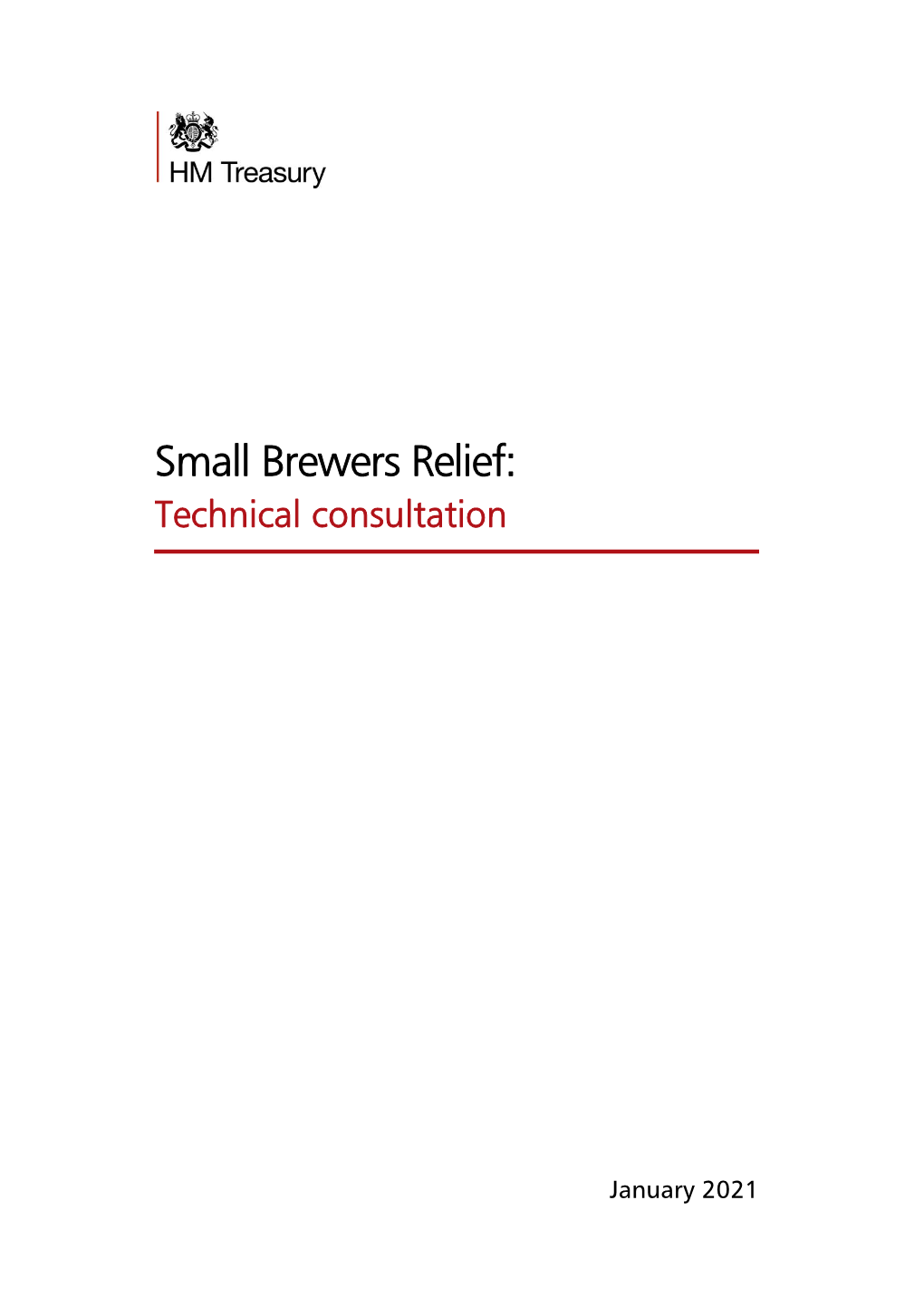 Small Brewers Relief: Technical Consultation