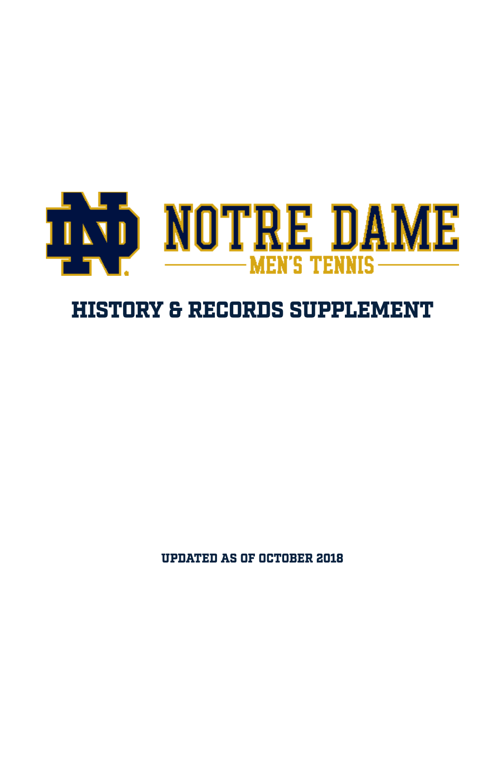 History & Records Supplement