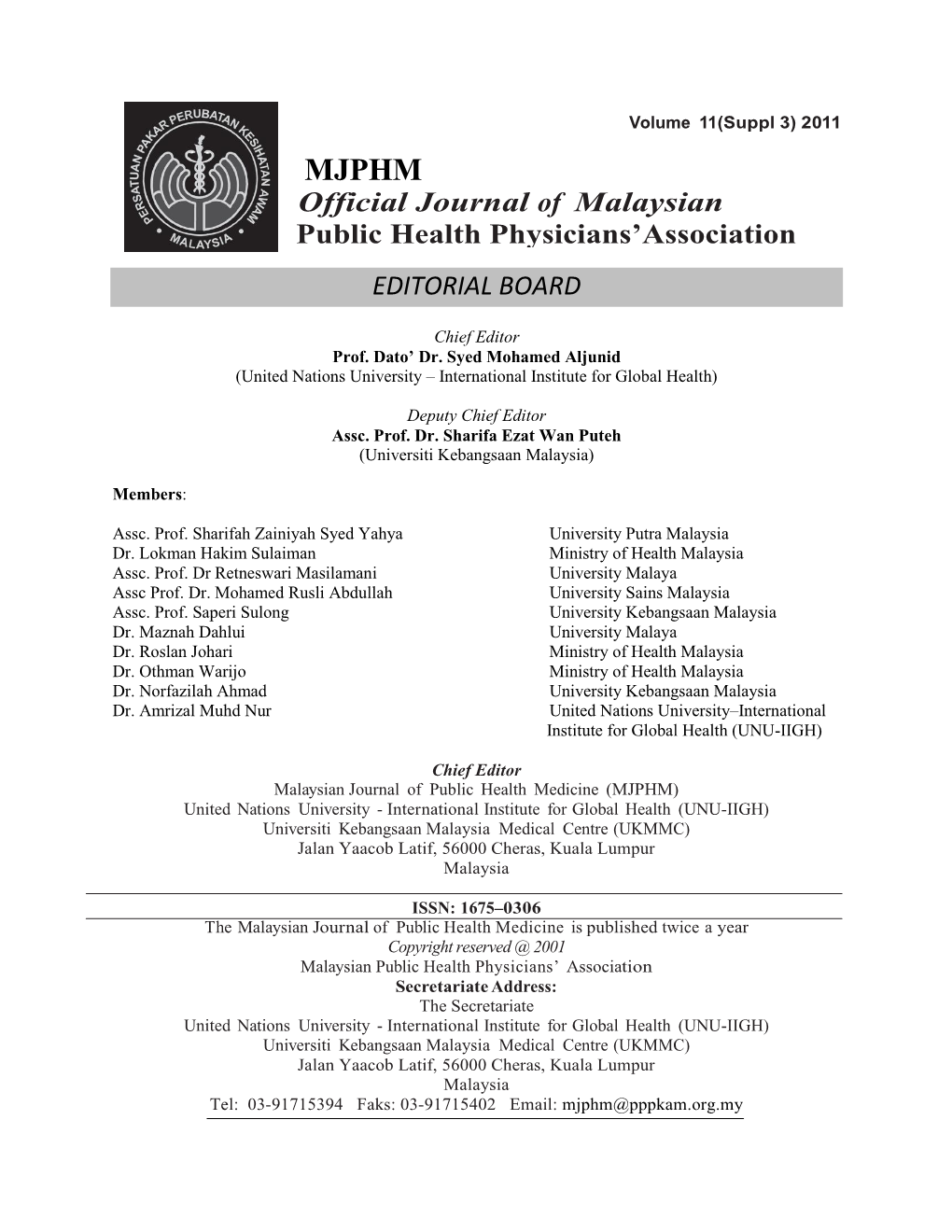 7Th KELANTAN HEALTH CONFERENCE 15 –16Th JUNE 2011