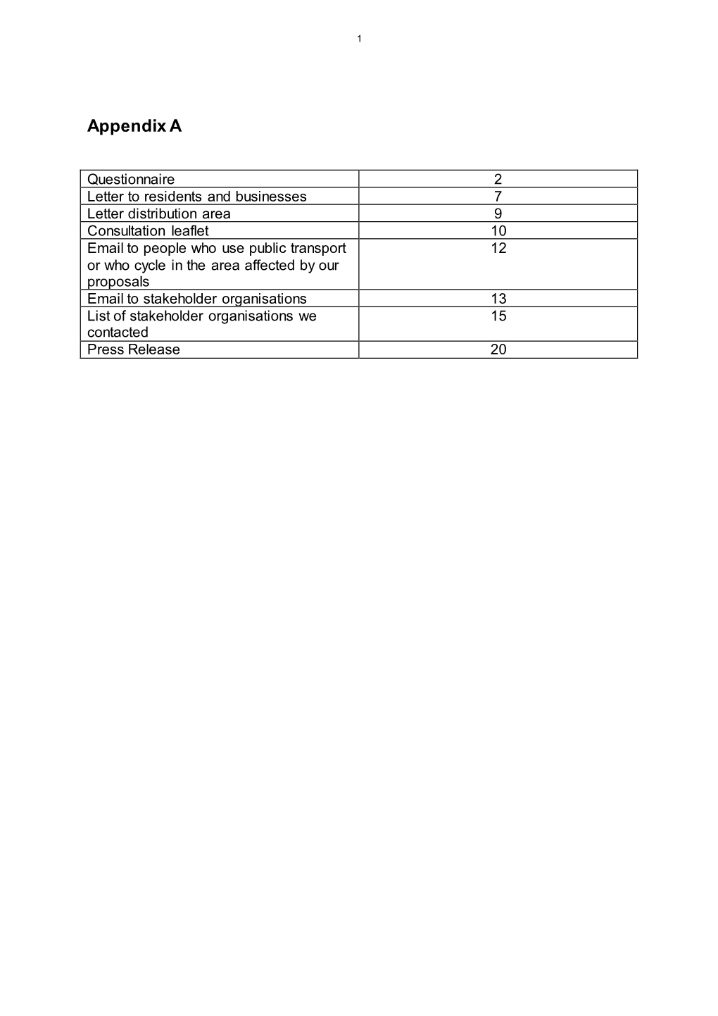 Ilford to Barking Riverside Consultation Report