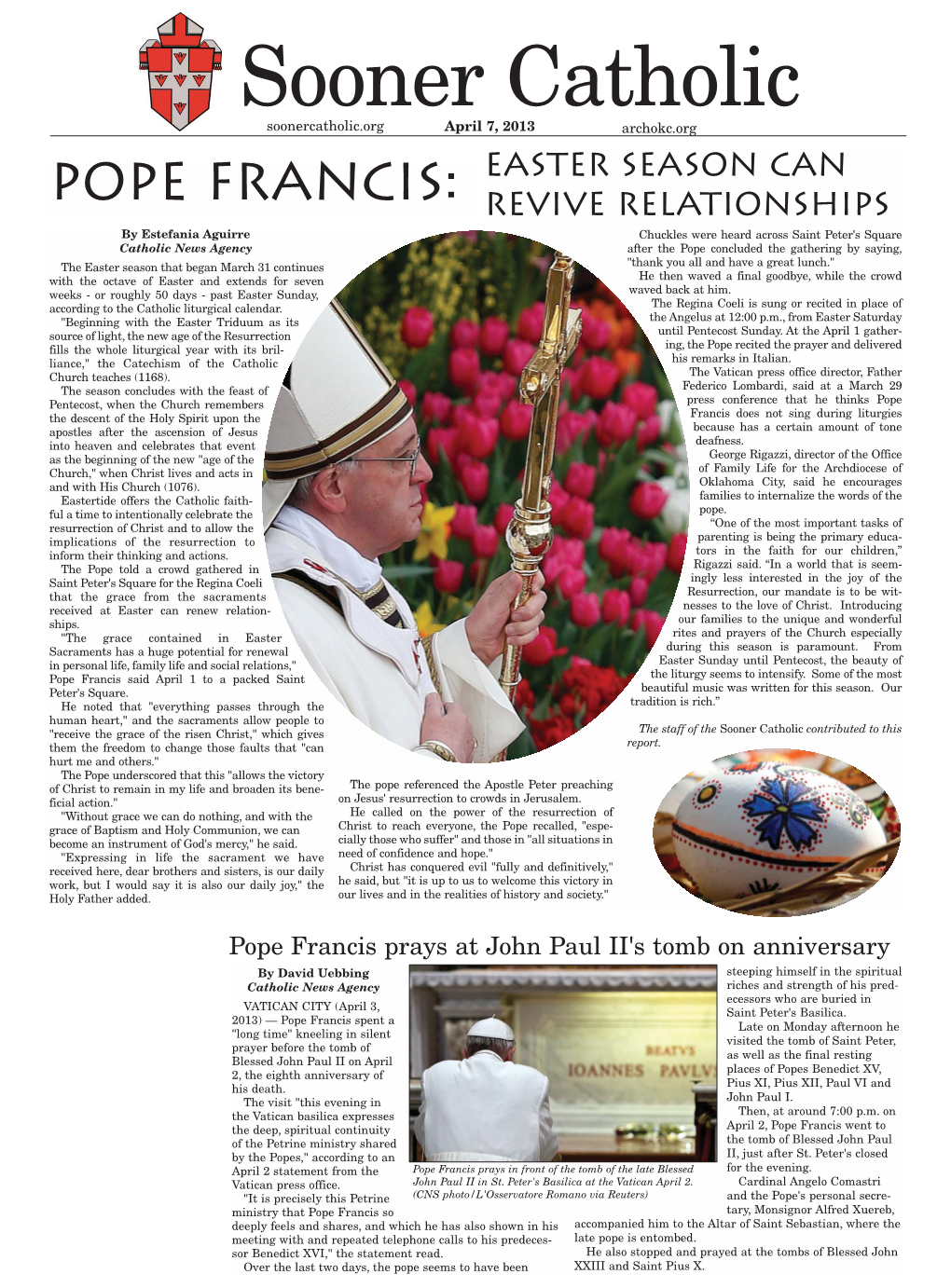 Pope Francis: Revive Relationships