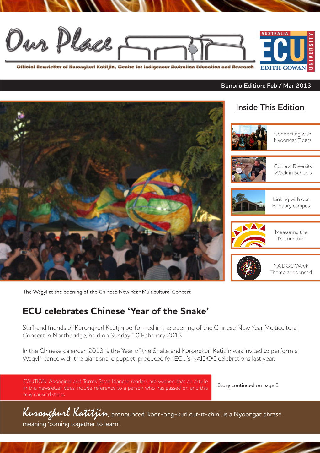 ECU Celebrates Chinese 'Year of the Snake'