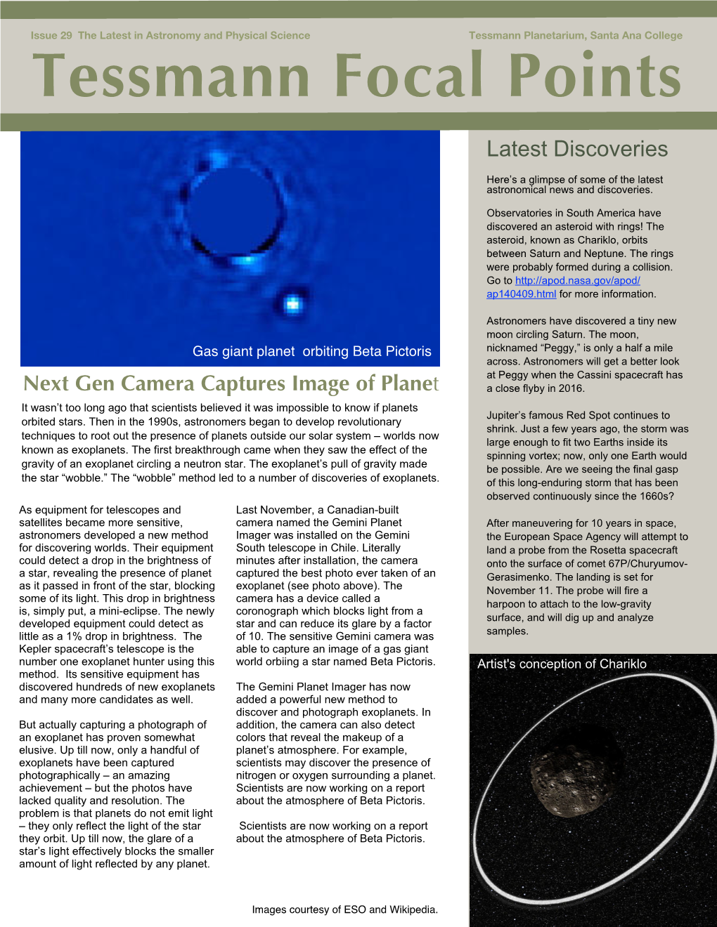 Tessmann Focal Points