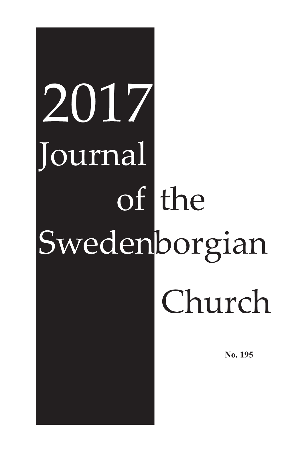 Journal of the Swedenborgian Church