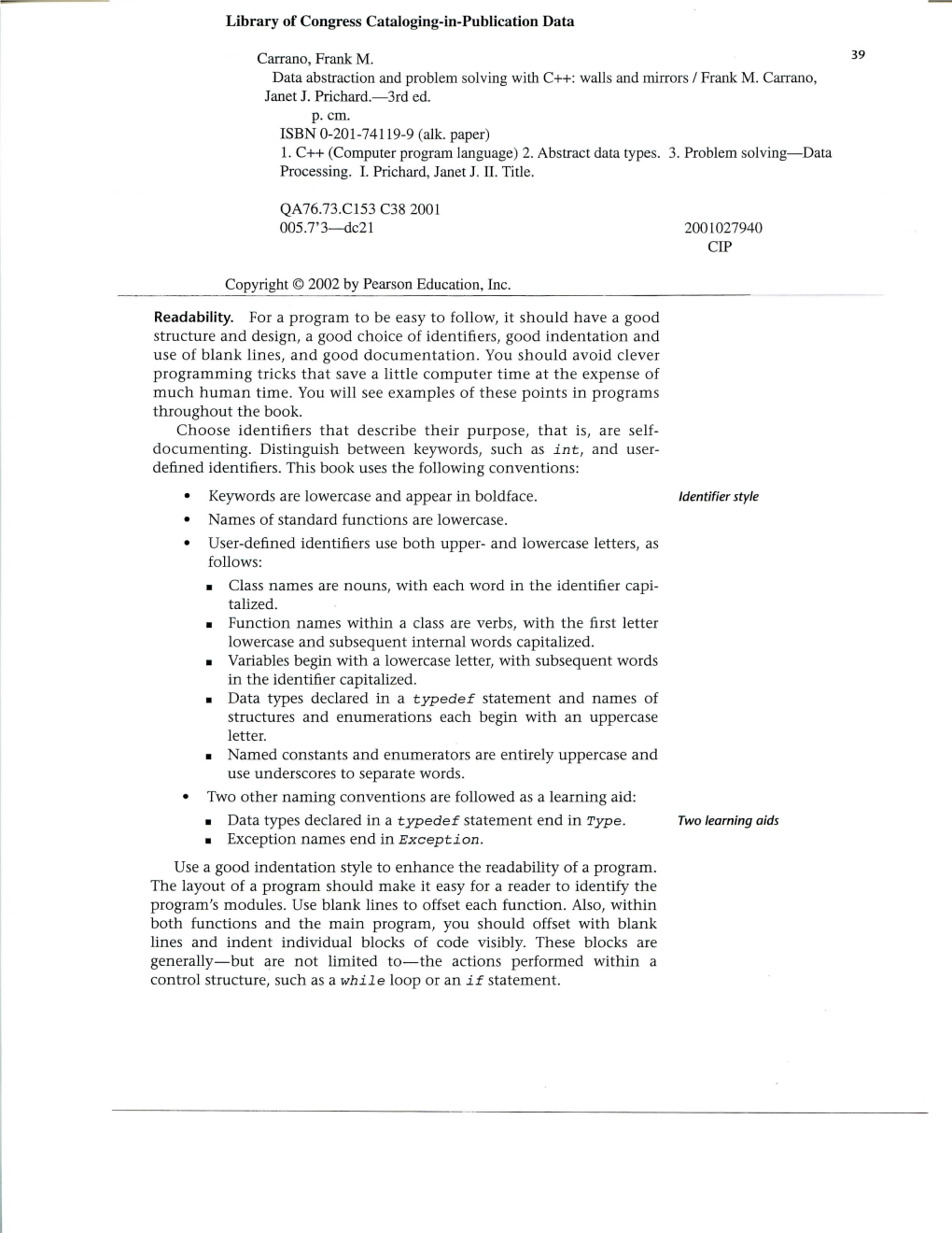 Library of Congress Cataloging-In-Publication Data