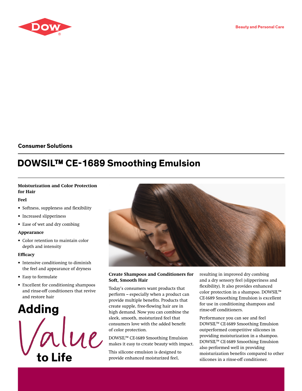 DOWSIL CE-1689 Smoothing Emulsion