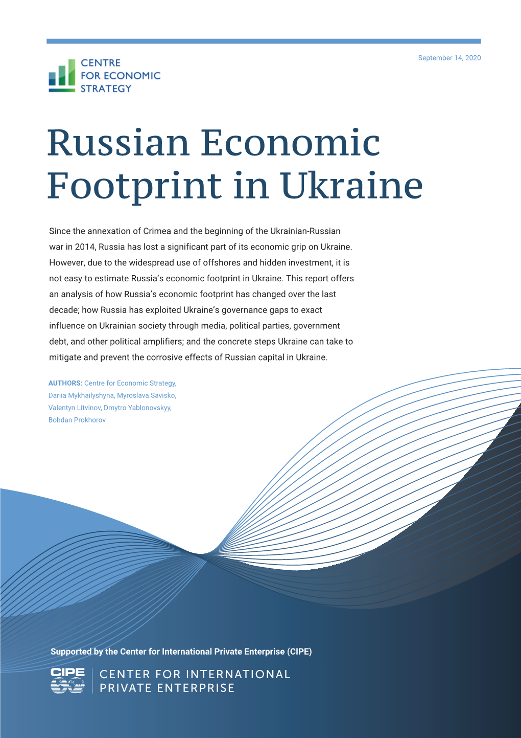 Russian Economic Footprint in Ukraine
