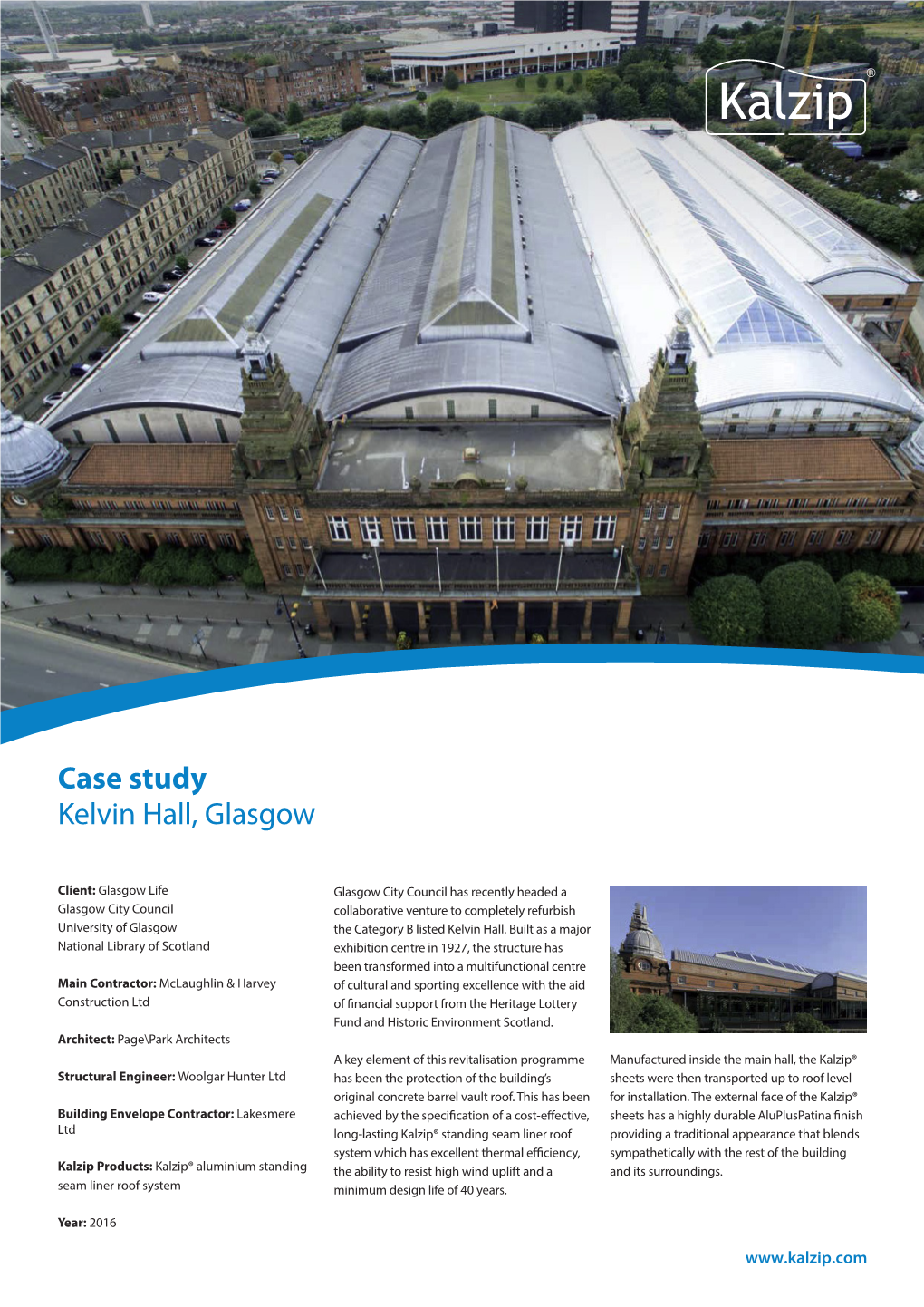 Case Study Kelvin Hall, Glasgow