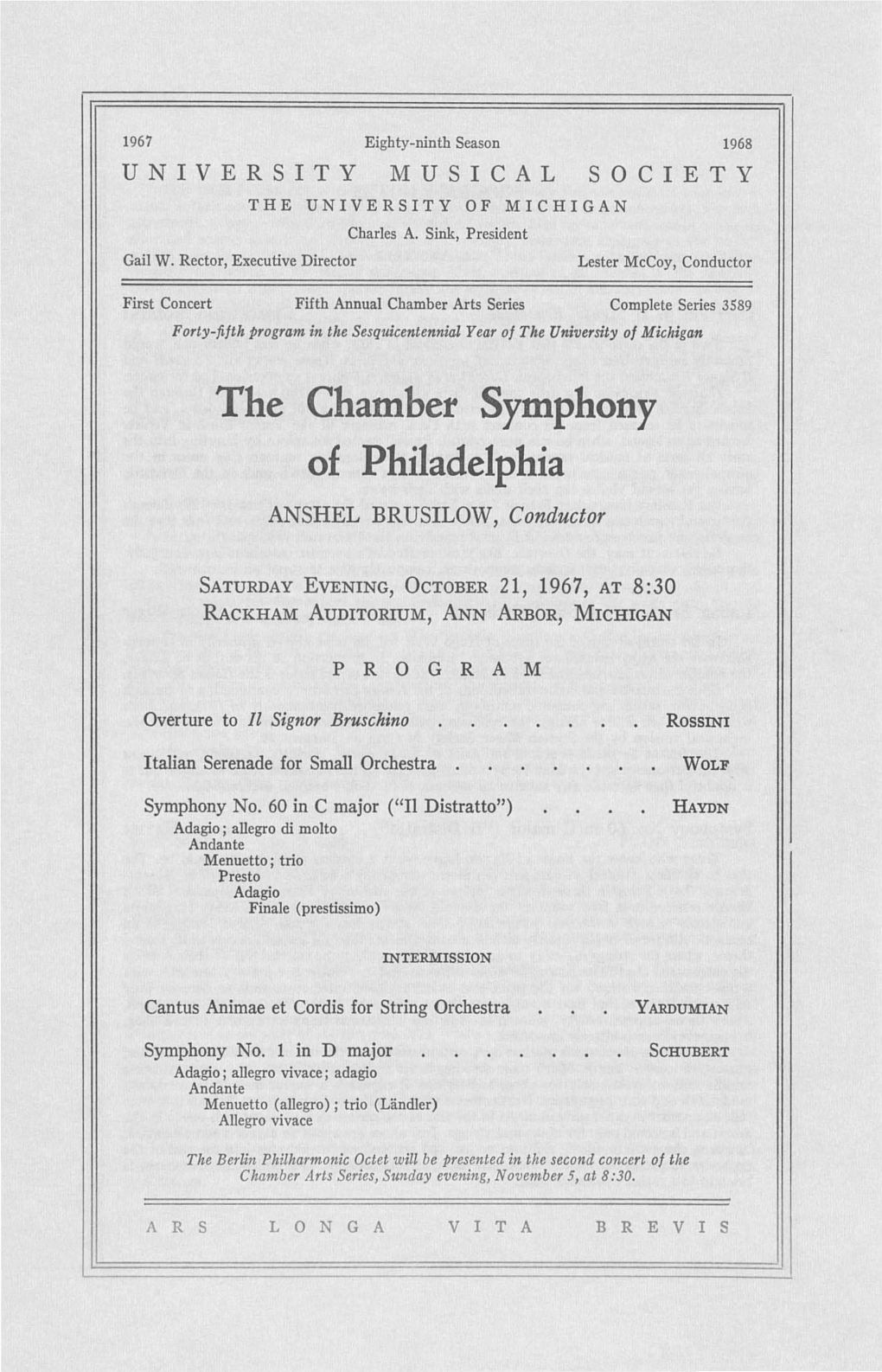 The Chamber Symphony of Philadelphia