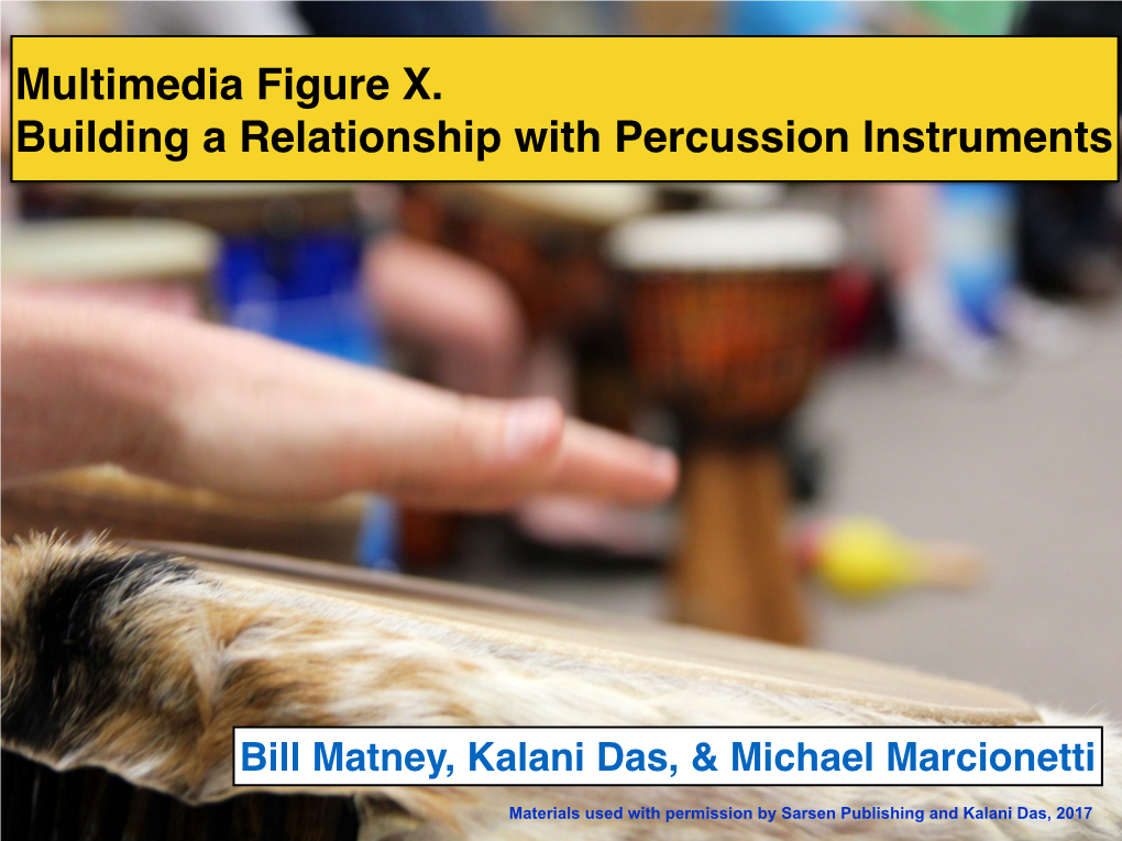 Relationship with Percussion Instruments