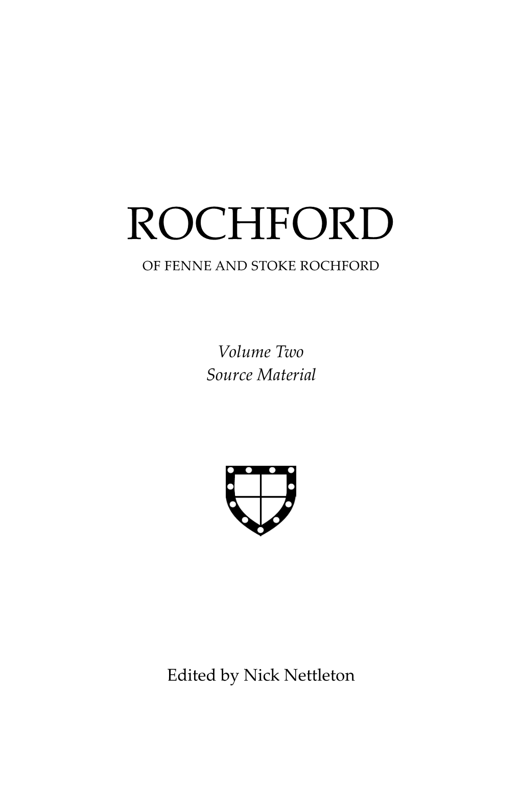 Rochford of Fenne and Stoke Rochford